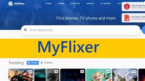 MyFlixer Alternatives Or Sites like MyFlixer MyFlixer is a movie streaming website that offers a large library of free movies and TV shows for its users to watch. . Websites like myflixer